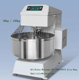 Safe Industrial Bread Mixer 100kg Bread Dough Mixer Machine Low Voltage Protection
