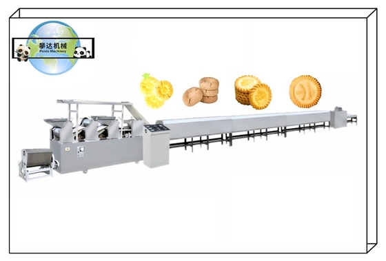 Soft Biscuit Production Line PLC Controlled Soft Biscuit Production Line Biscuit Processing Equipment
