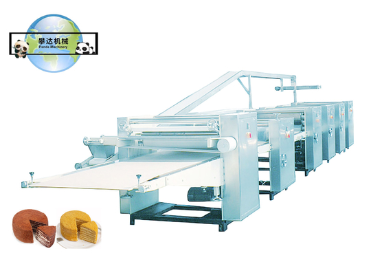 Tiramisu Cake production line Russia Tiramisu cake Manufacturing Equipment / Cake Processing Machine