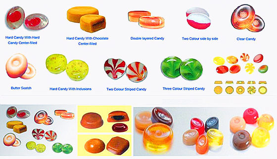 Hard Candy Mould Depositing Machine Line also Used as Jelly Candy and Lollipot Production by Adding Some Devices