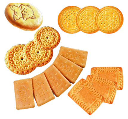 4 In 1 Biscuit Processing Line Full Automatic Biscuit Manufacturing Plant High Efficiency