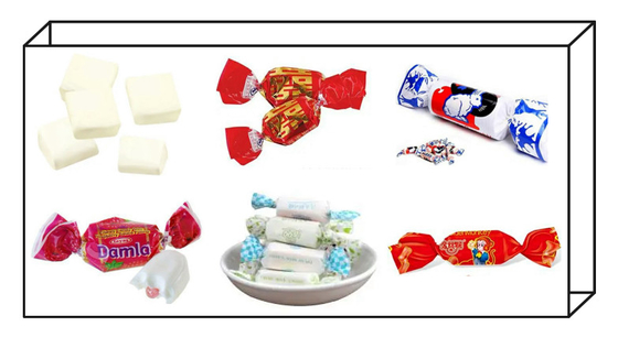 2Grams-7Grams Milk Toffee Candy Making Equipment 18M 28KW SS304 Max Speed 1000Pcs/Min