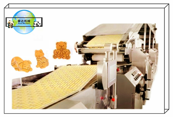 4 In 1 Biscuit Processing Line Full Automatic Biscuit Manufacturing Plant High Efficiency