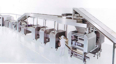 Hard Biscuit Processing Line / Plant , Equipment For Making Biscuits 1250 Kg / Hour