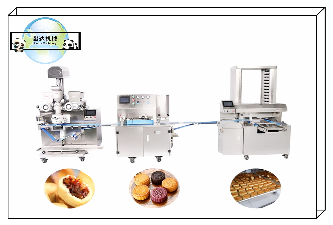 Chocolate Filling Moon Cake Production Line,Center Filled Moon Cake ...